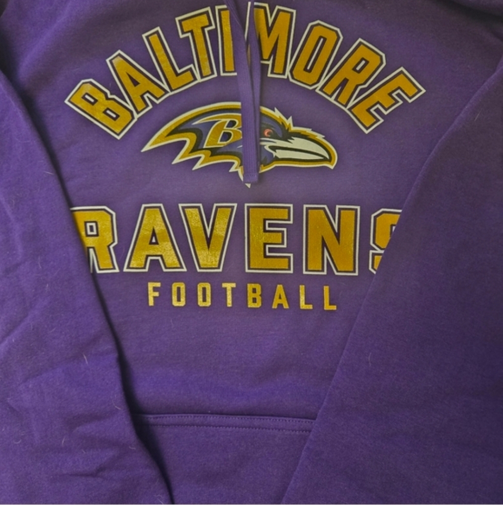 Fanatics Purple and Gold Baltimore Hoodie - Picture 2 of 3